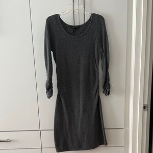 BCBGeneration Charcoal Long Sleeve Dress
